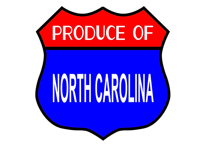 Produce Of North Carolina