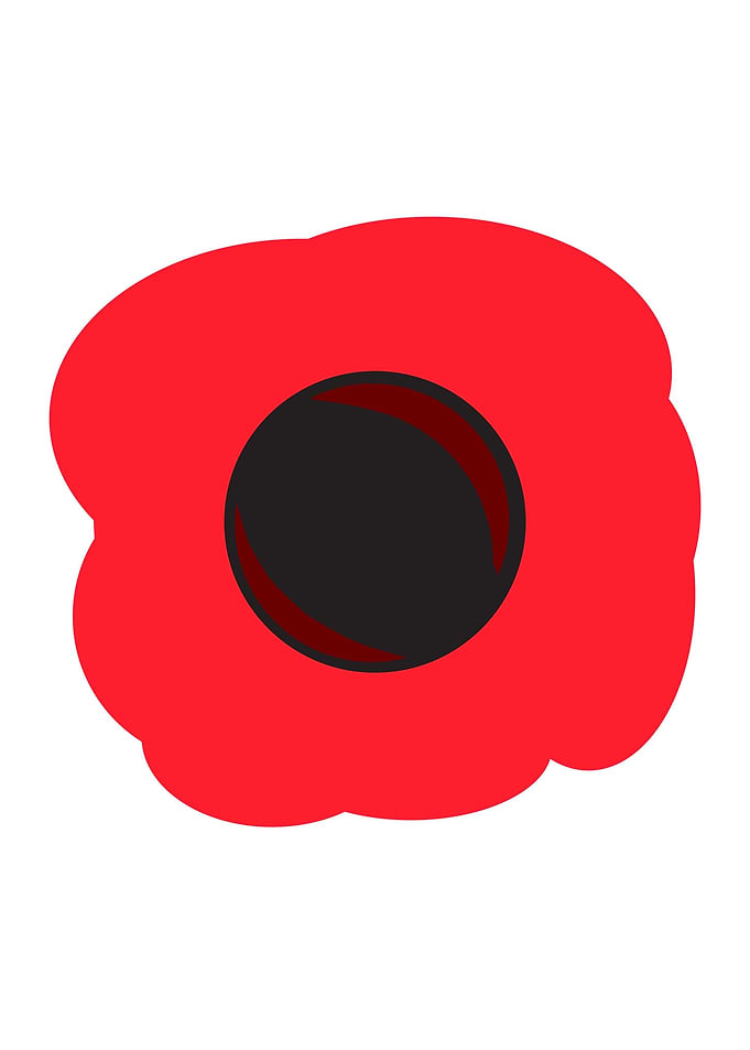 Red Poppy Remembrance Icon