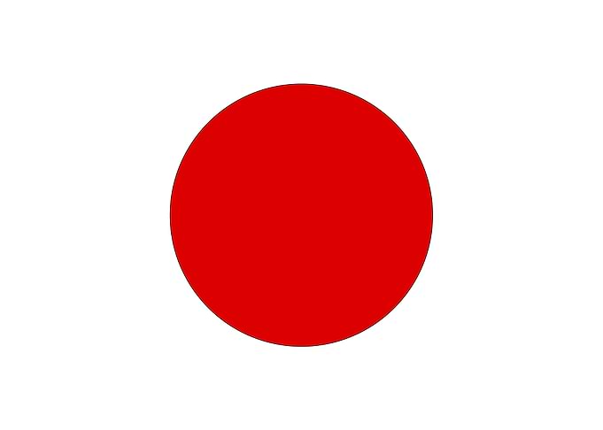 Japanese Flag With Heavy