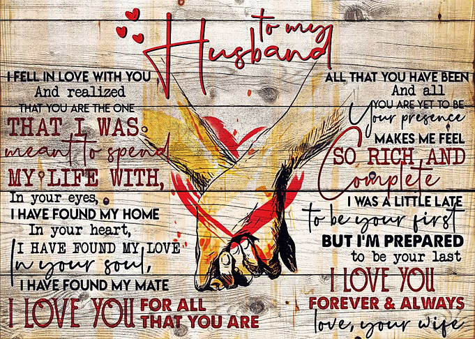 To my Husband
