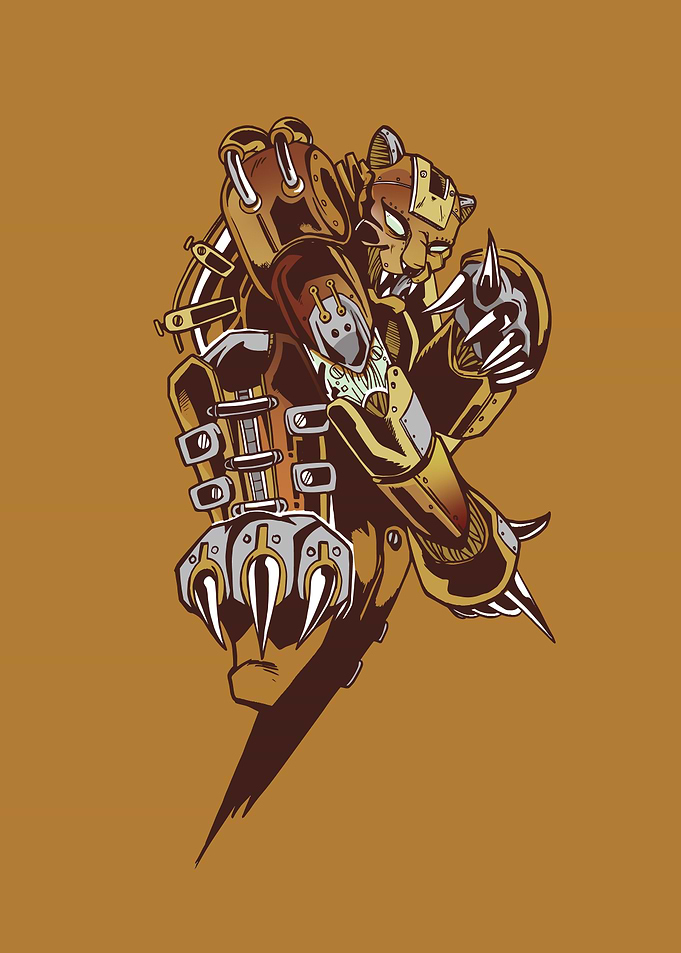 Steampunk tiger