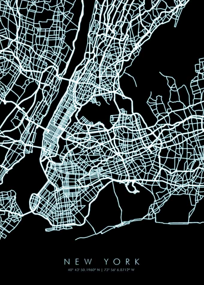 Map of New York