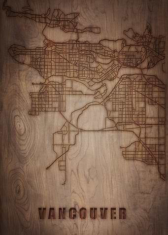 Map of Vancouver