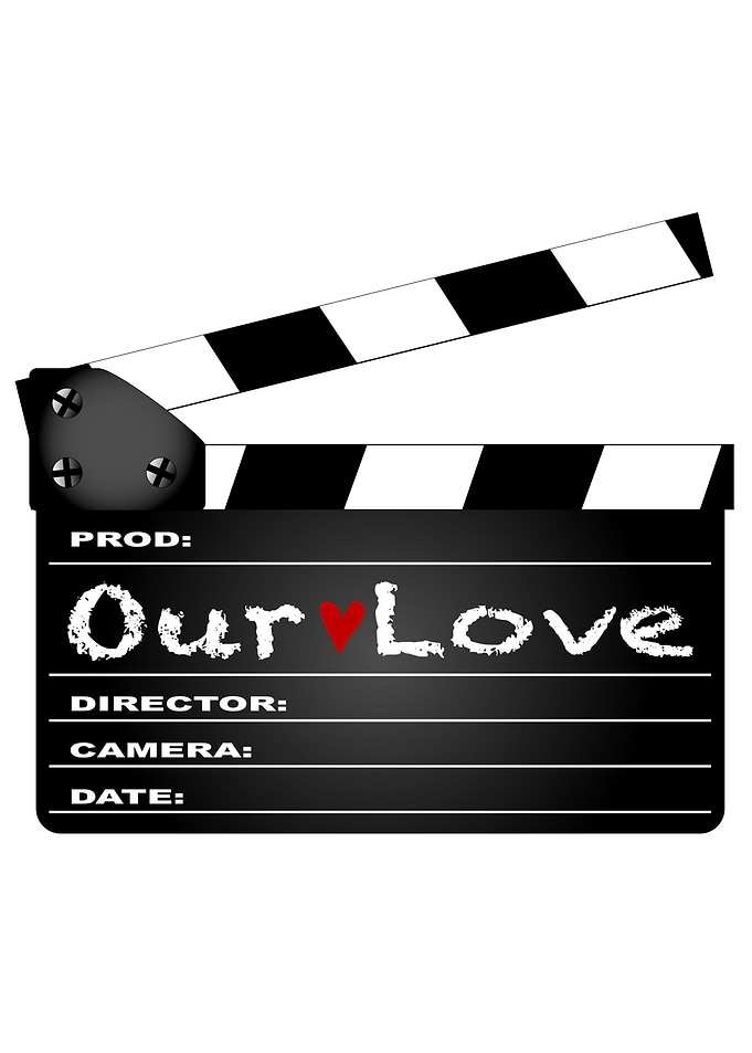 Our Love Clapper Board