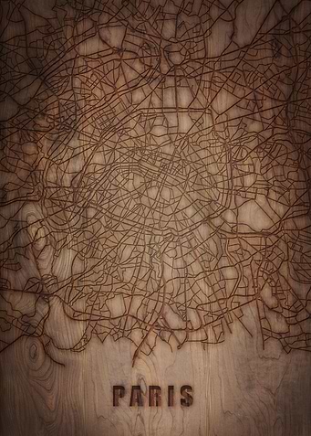 Map of Paris