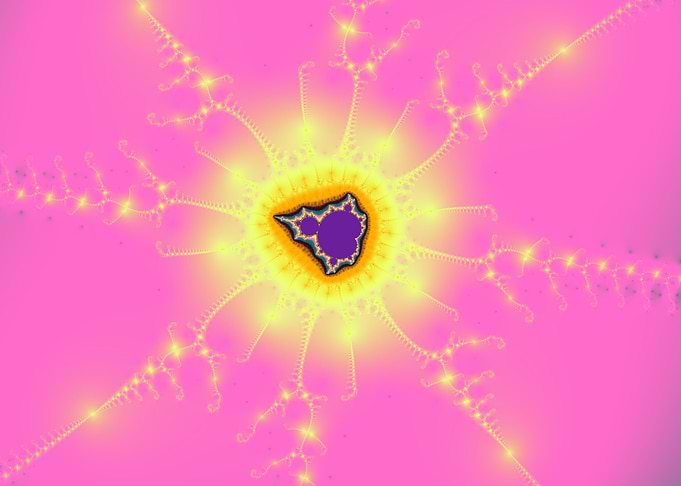 Pink fractal