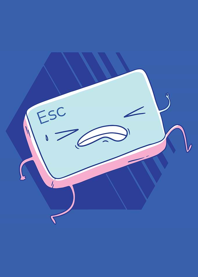 Escape key running