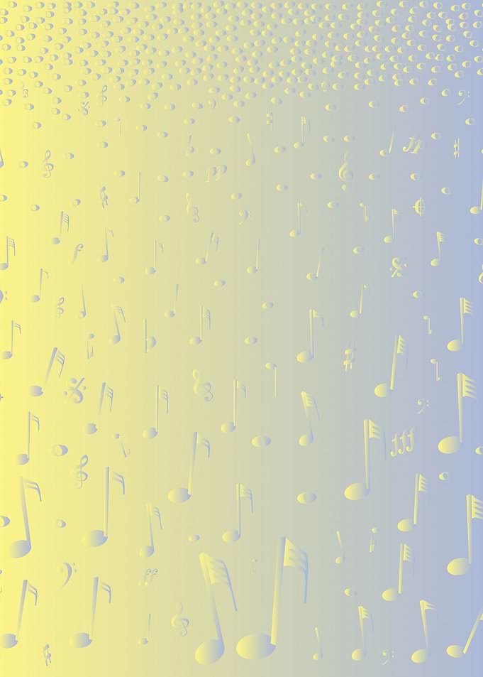 Snowing Music Notations