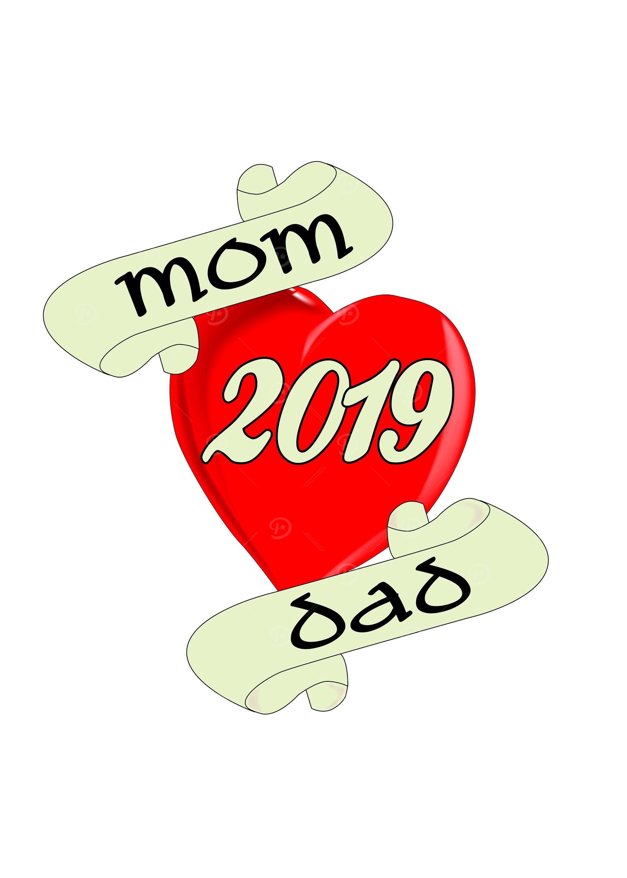 Mom and Dad 2019 Heart