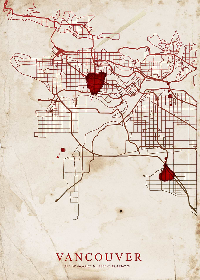 Map of Vancouver