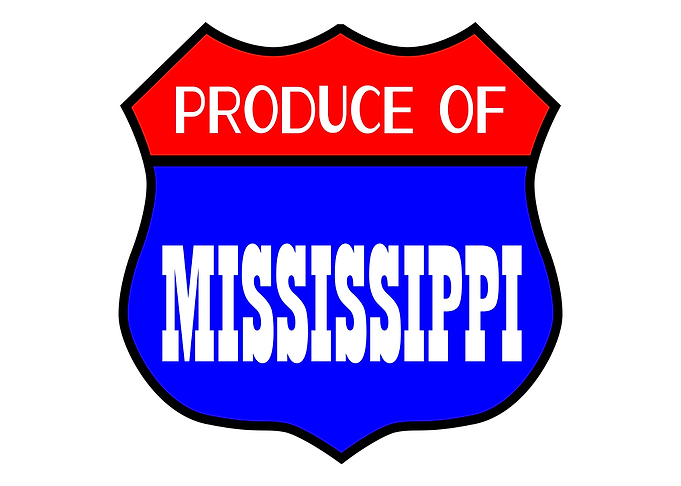 Produce Of Mississippi