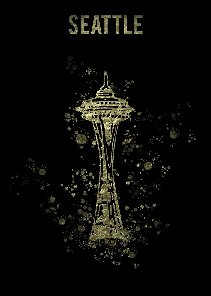 Seattle Landmark Skyline