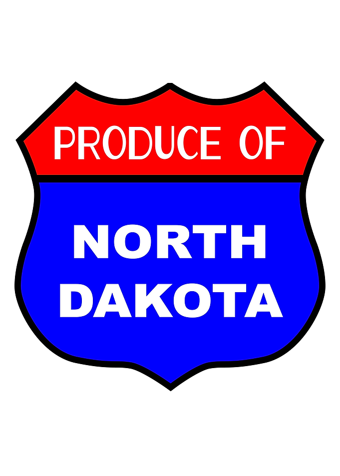 Produce Of North Dakota