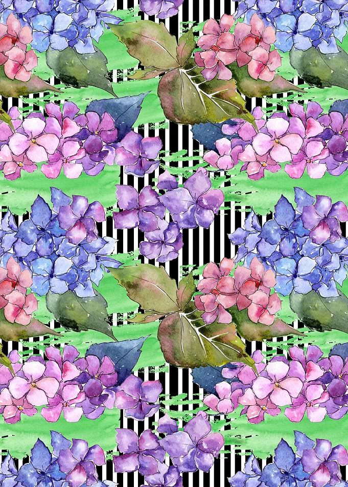 Hydrangea Pattern 13