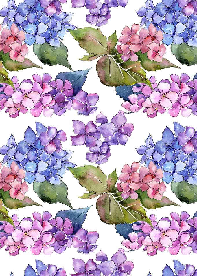Hydrangea Pattern 03