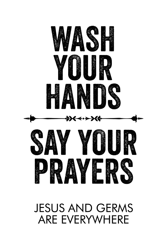 WASH HANDS Funny