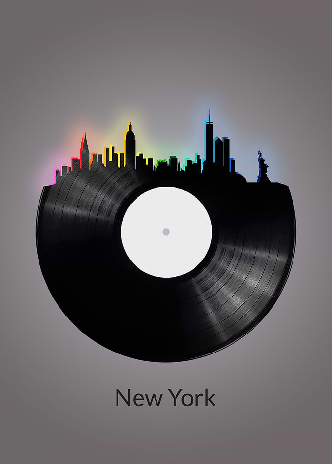 New York Skyline Vinyl