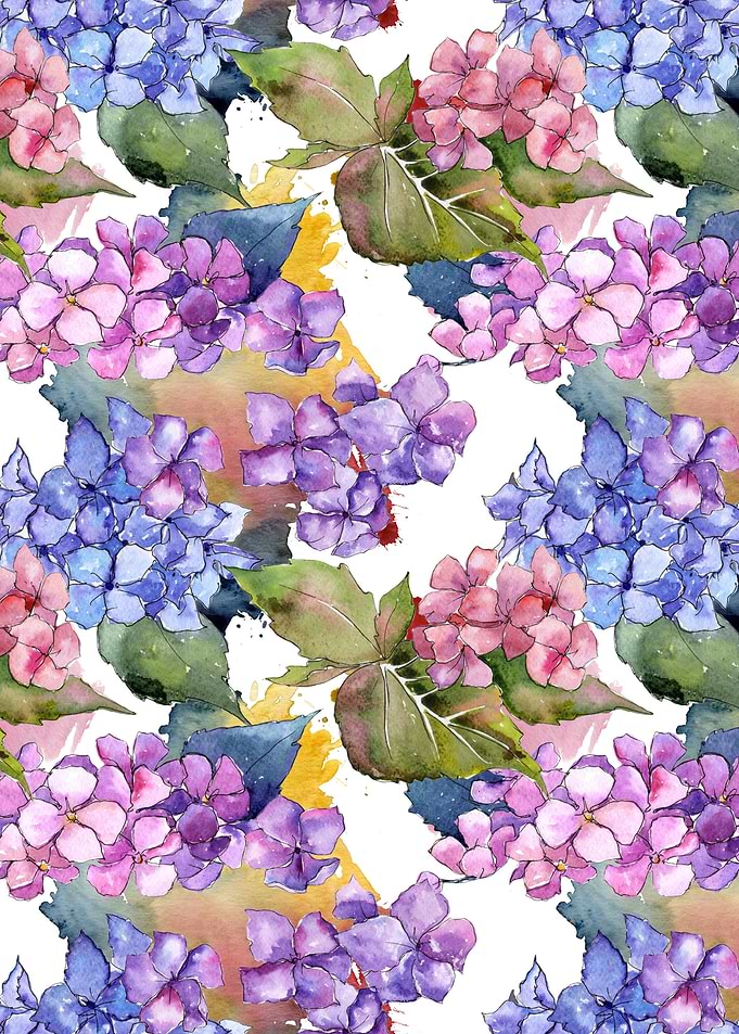 Hydrangea Pattern 19