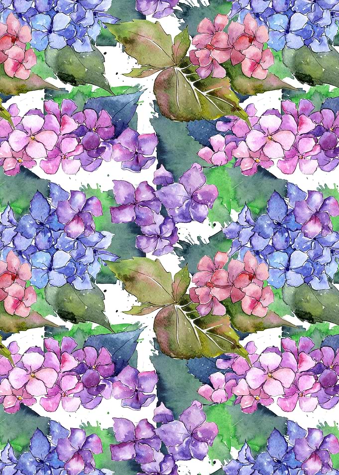 Hydrangea Pattern 11