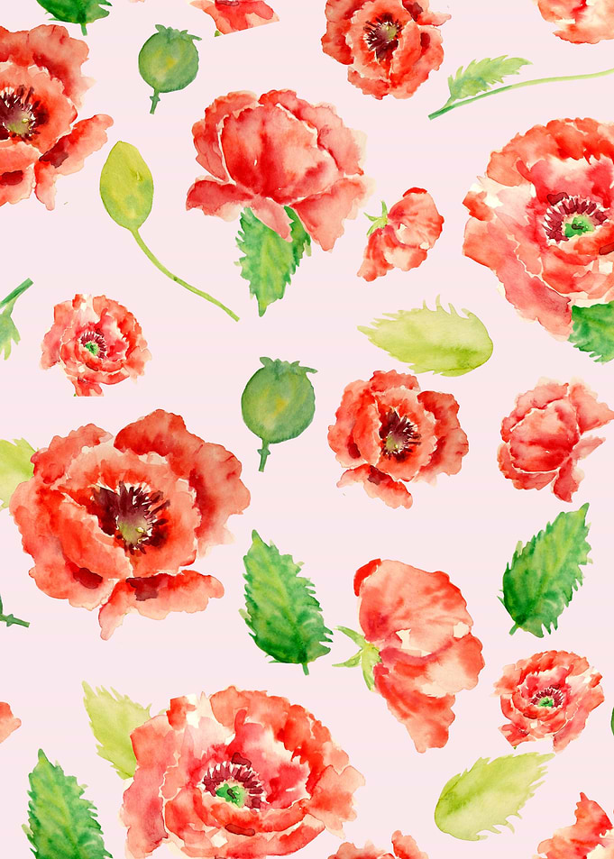 Pink Poppy Pattern 0