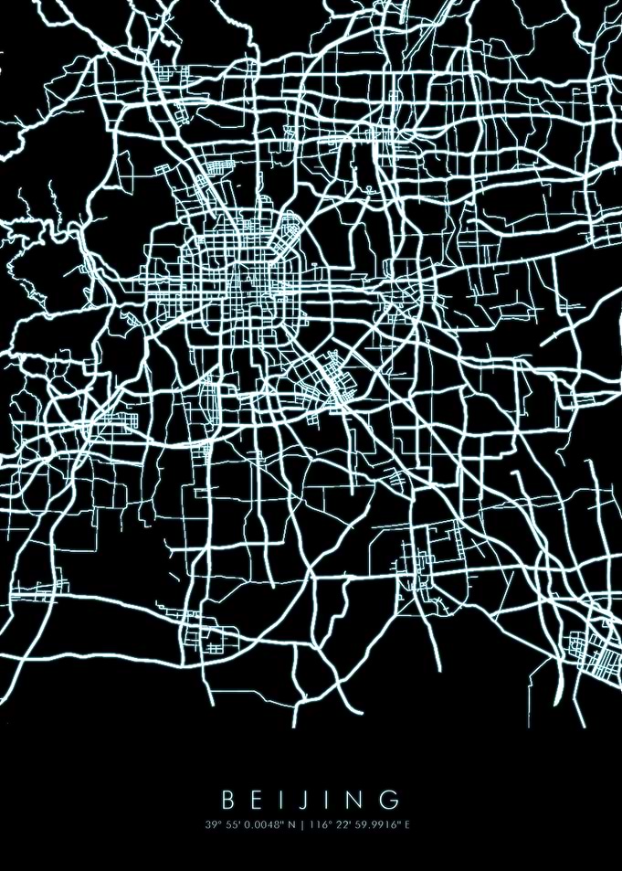 Beijing Neon Map