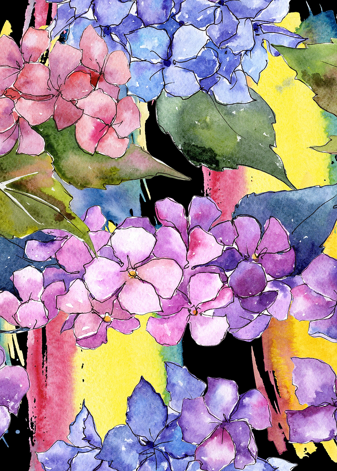 Hydrangea Pattern 22