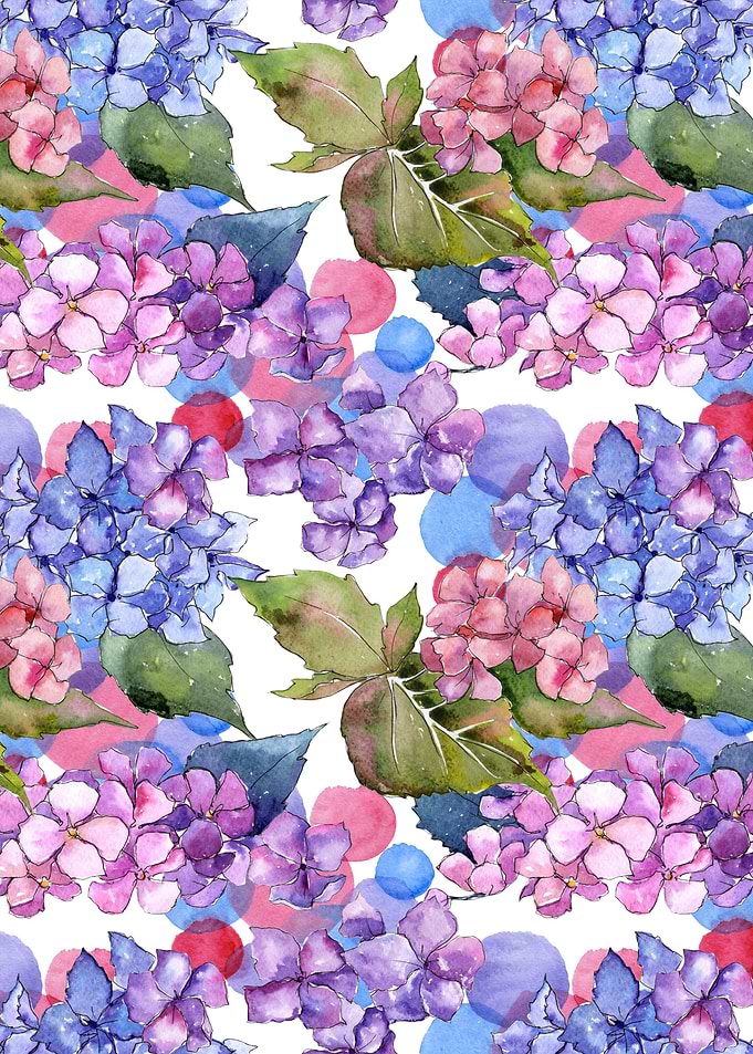 Hydrangea Pattern 28