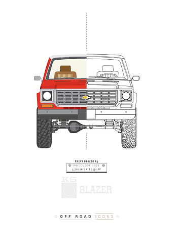 Blazer K5 color and BW