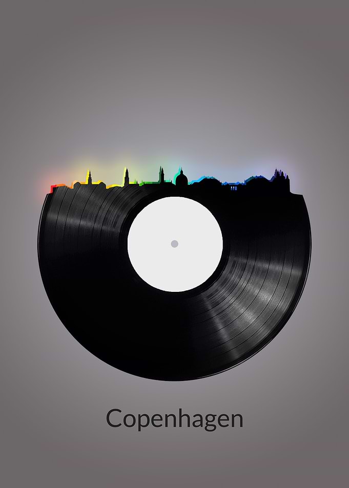 Copenhagen Skyline Vinyl