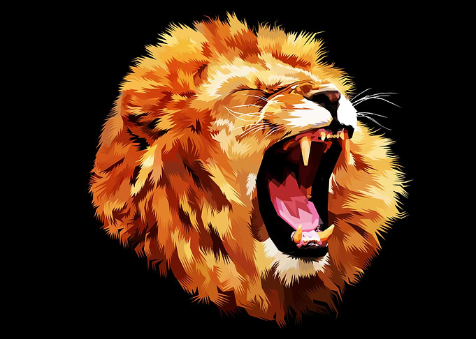 Angry Lion