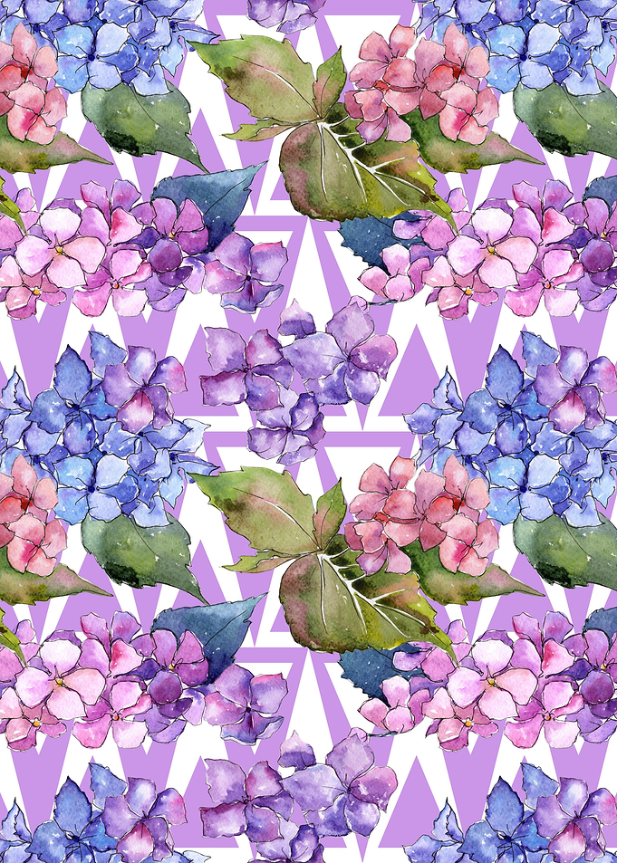 Hydrangea Pattern 15