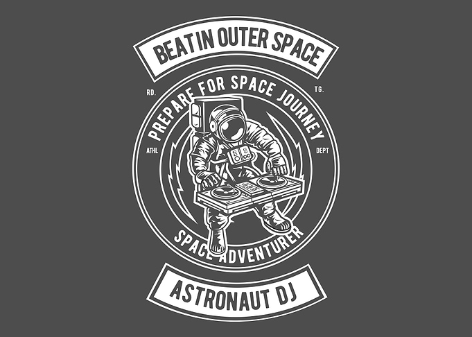 Astronaut Beatin space