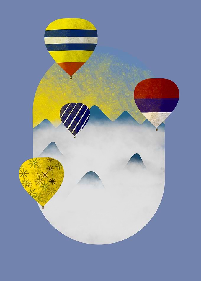Hot air balloons