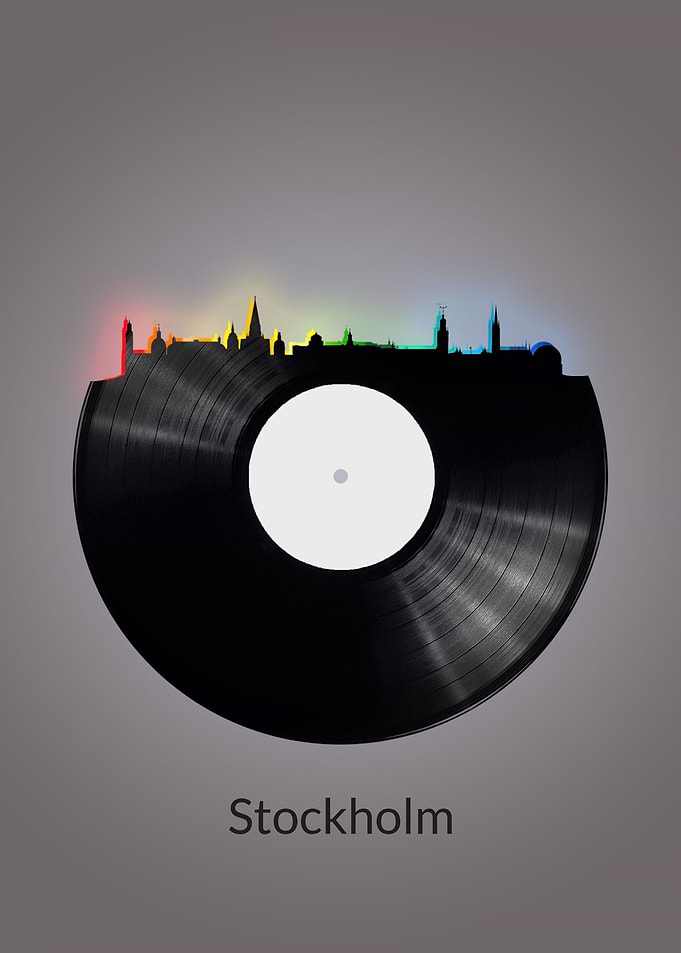 Stockholm Skyline Vinyl