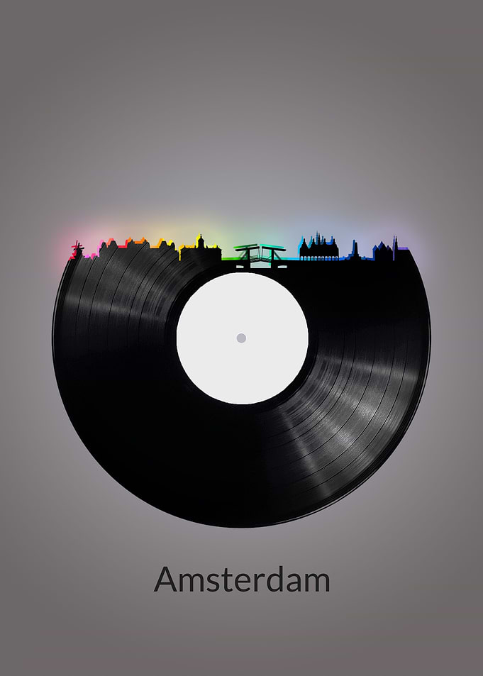Amsterdam Skyline Vinyl