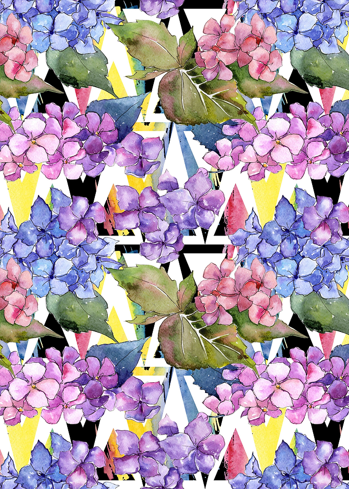 Hydrangea Pattern 17