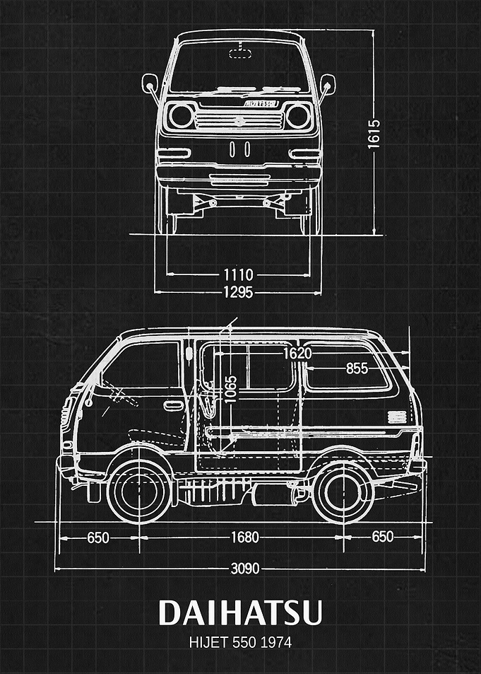 Daihatsu Hijet 550 1974
