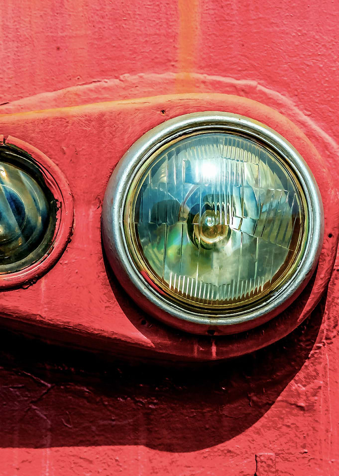 Old Locomotive Headlight