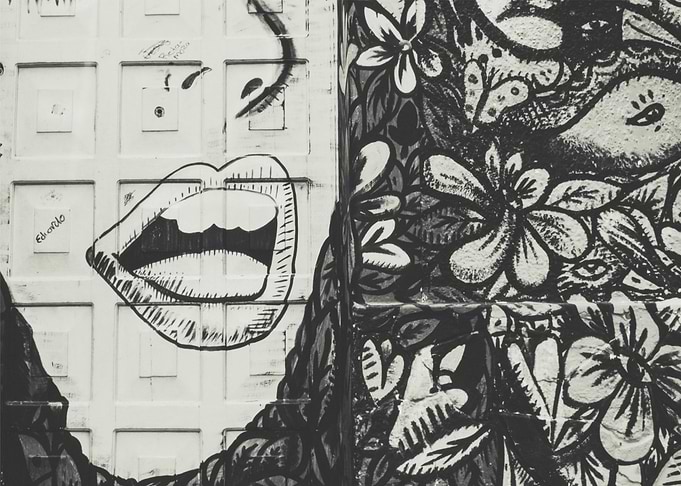 floral face