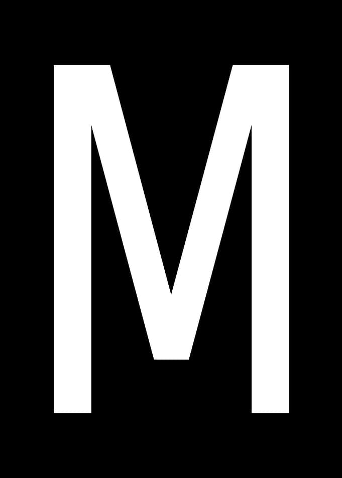 Letter M