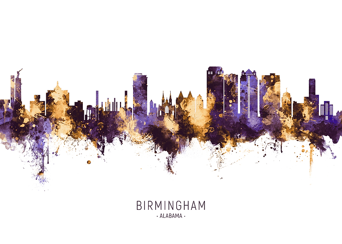 Birmingham Skyline Alabama