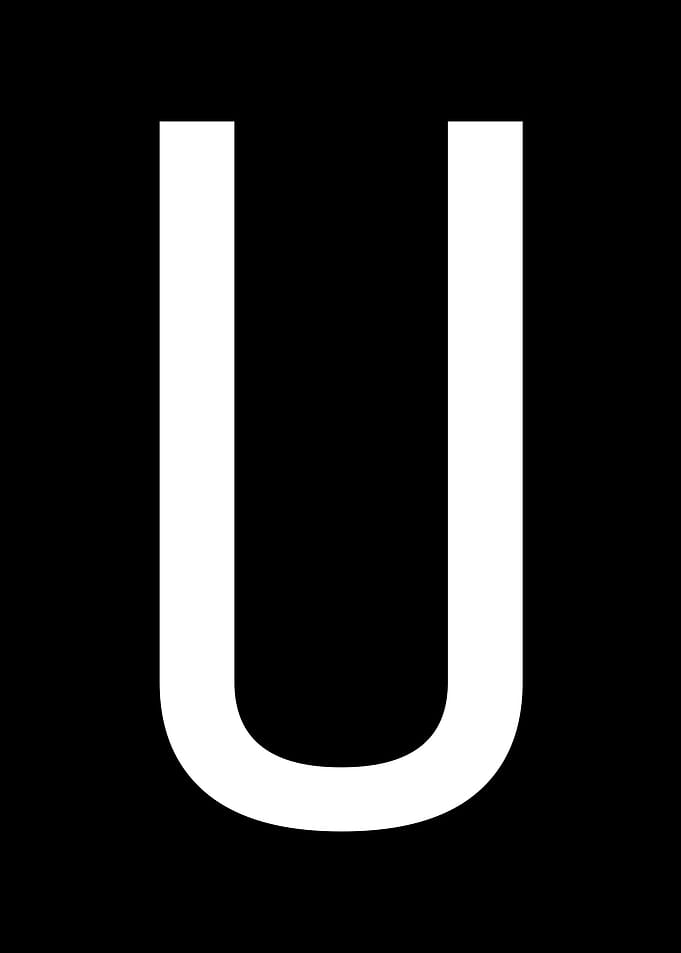 Letter U