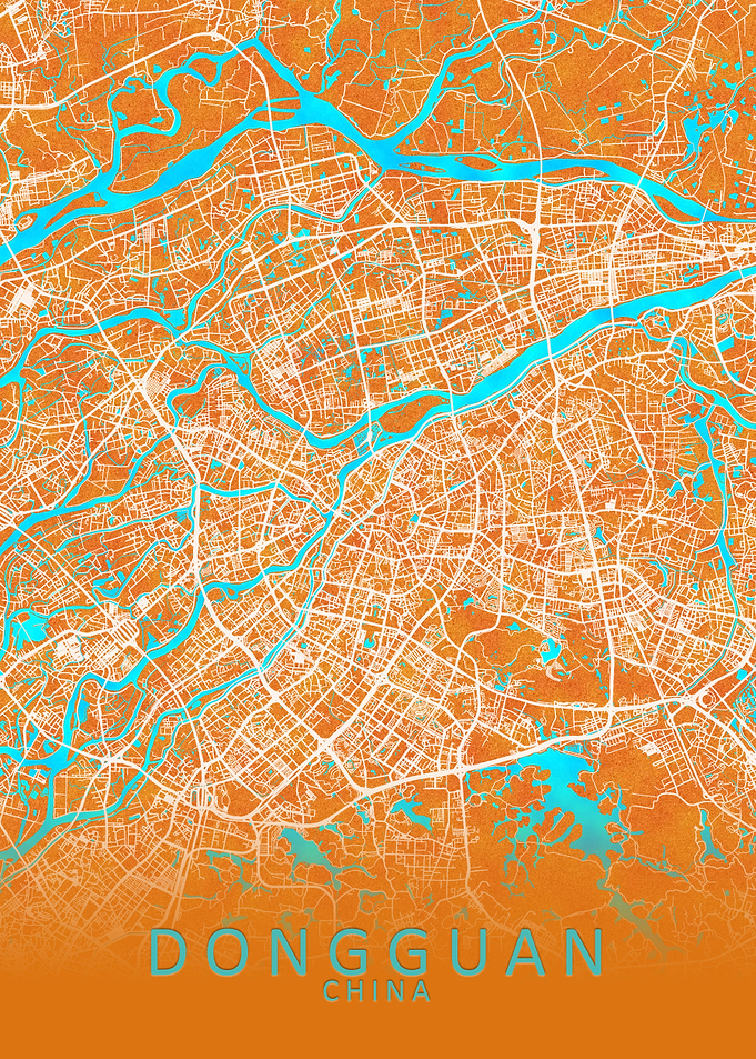 Dongguan China City Map
