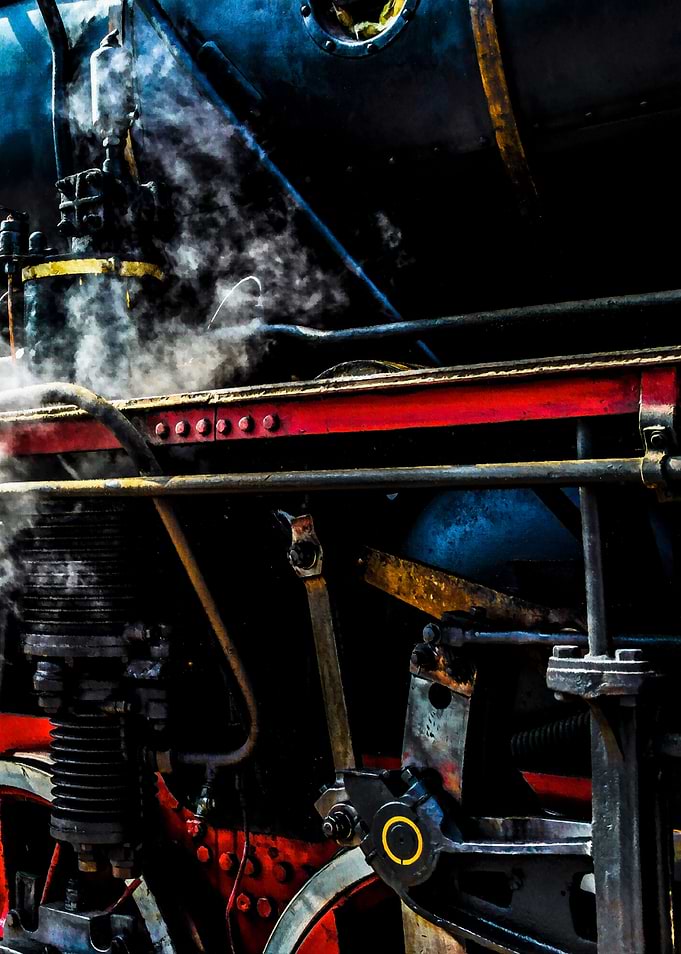 Steam Loco In Steam Right