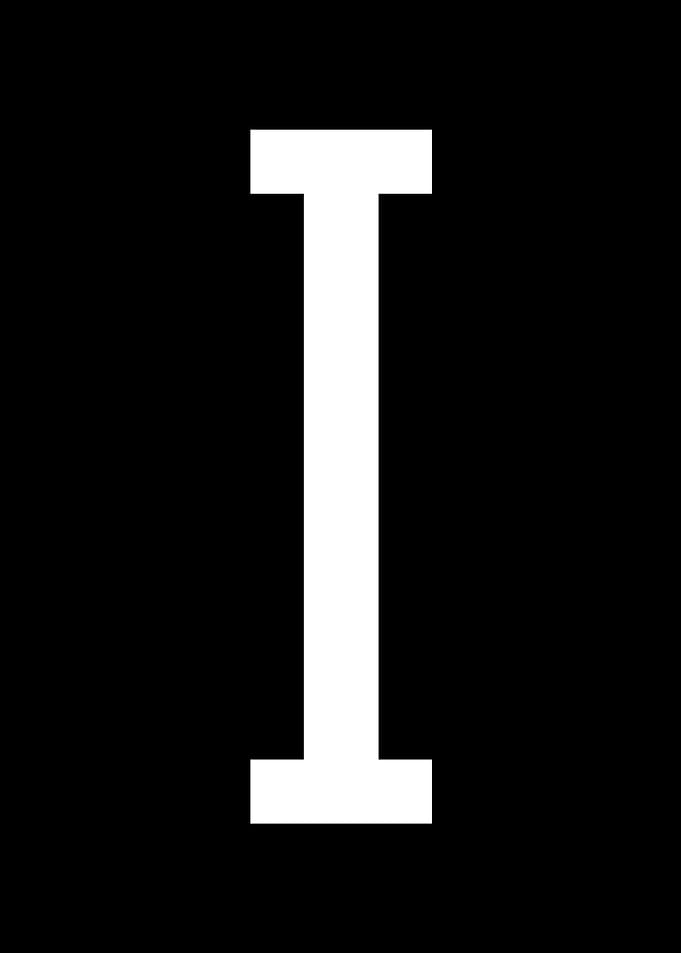 Letter I