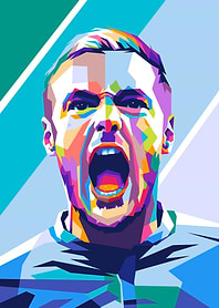 Jamie Vardy Pop Art