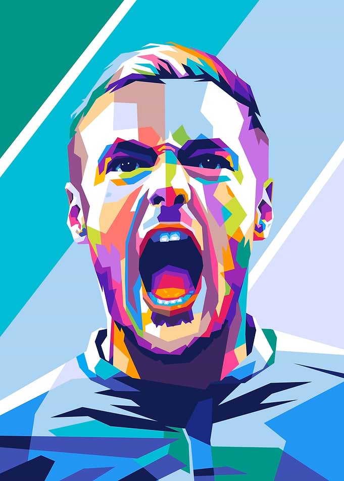 Jamie Vardy Pop Art