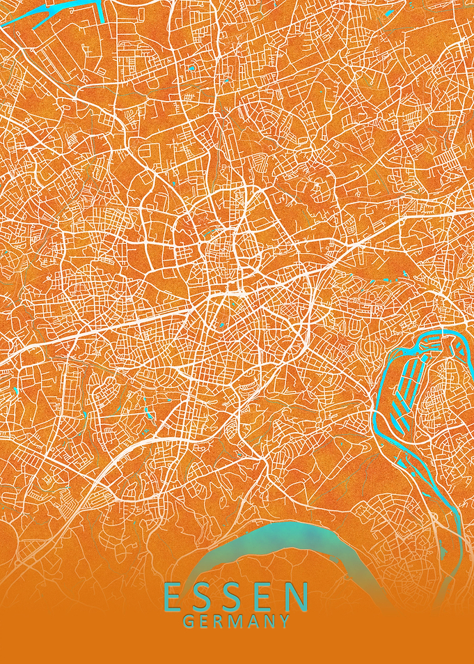 Essen Germany City Map