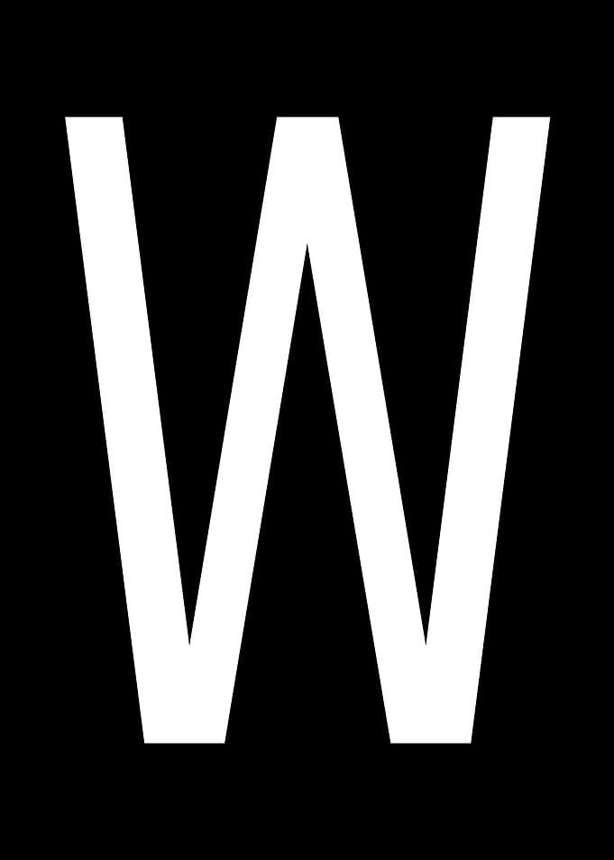 Letter W