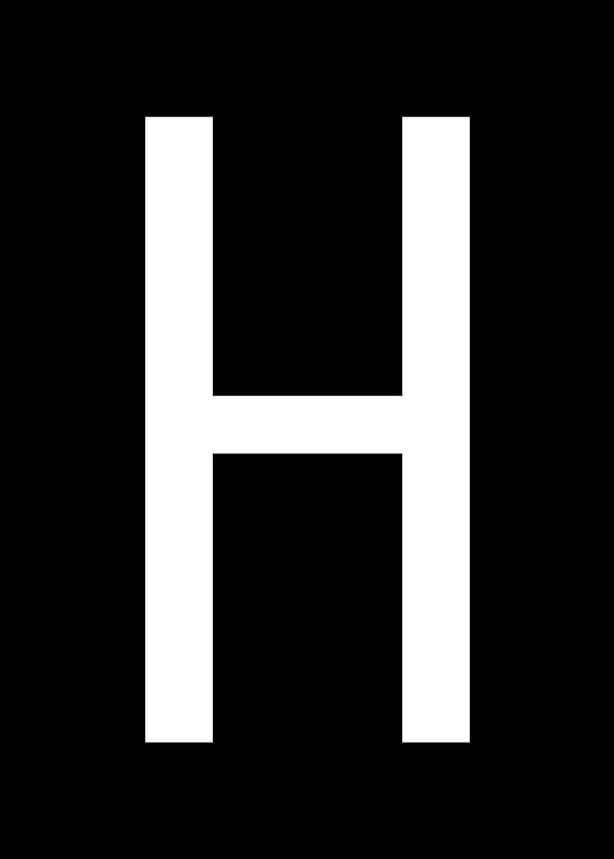 Letter H